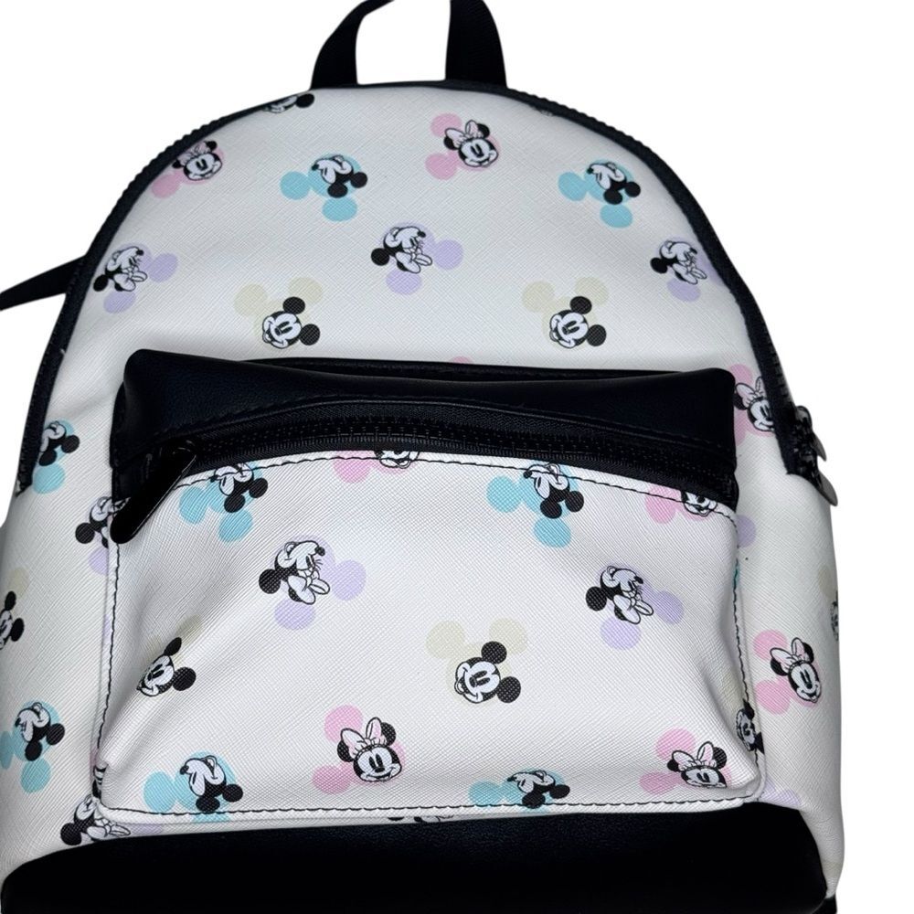 Disney Mickey Minnie Mouse Bioworld Mini Backpack Disney World Disneyland Cruise - Picture 2 of 5